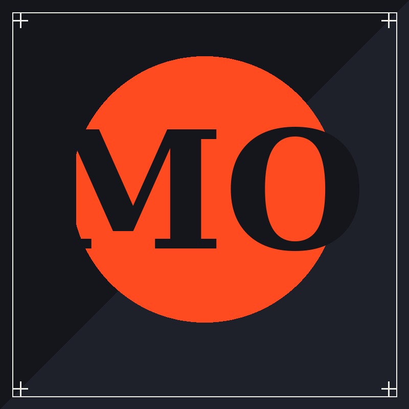 Monogram portrait card for Muiz Oniyide